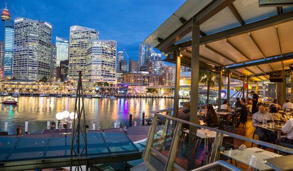 Zaaffran offers up delicious cooking and stunning views of the Harbour © Zaaffran